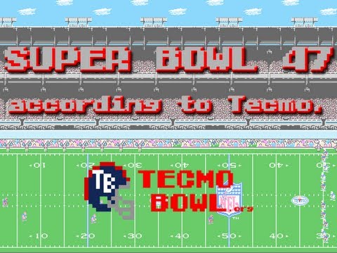 Super Bowl 47 – Ravens vs 49ers According to Tecmo