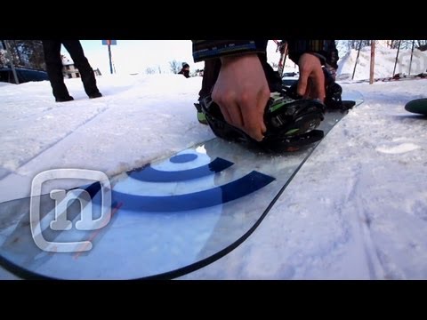 Fragile Italian Glass Snowboard