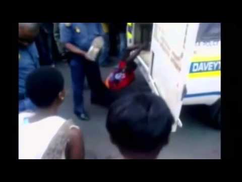 South Africa: ‘Man Dragged Behind Police Van’