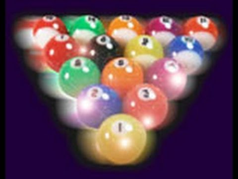 Amazing Pool Trick Shots w/ Disco Pool Balls