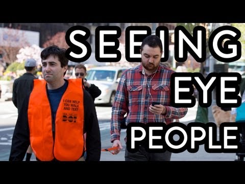 Seeing Eye People for Texting and Walking