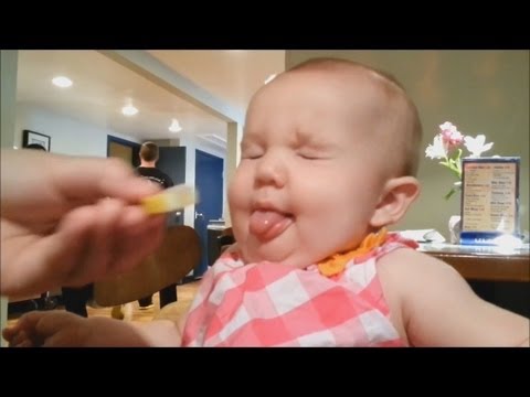 Babies First Taste of Lemons