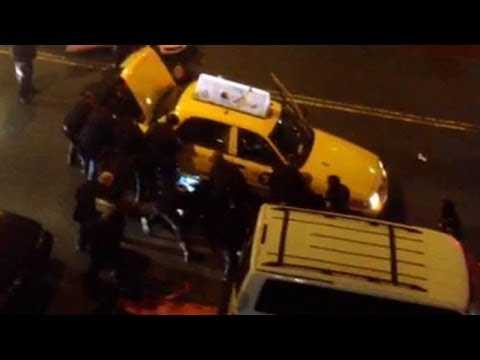 Cops Lift Taxi Off Man