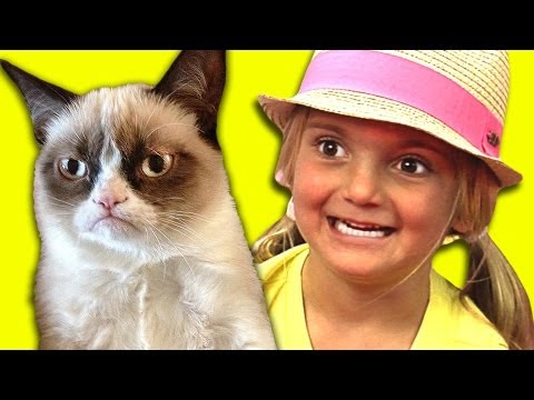 Kids React – Grumpy Cat